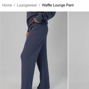 Cozy Wide Leg Lounge Pants in Slate